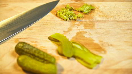 сэндвич с семгой и рукколой