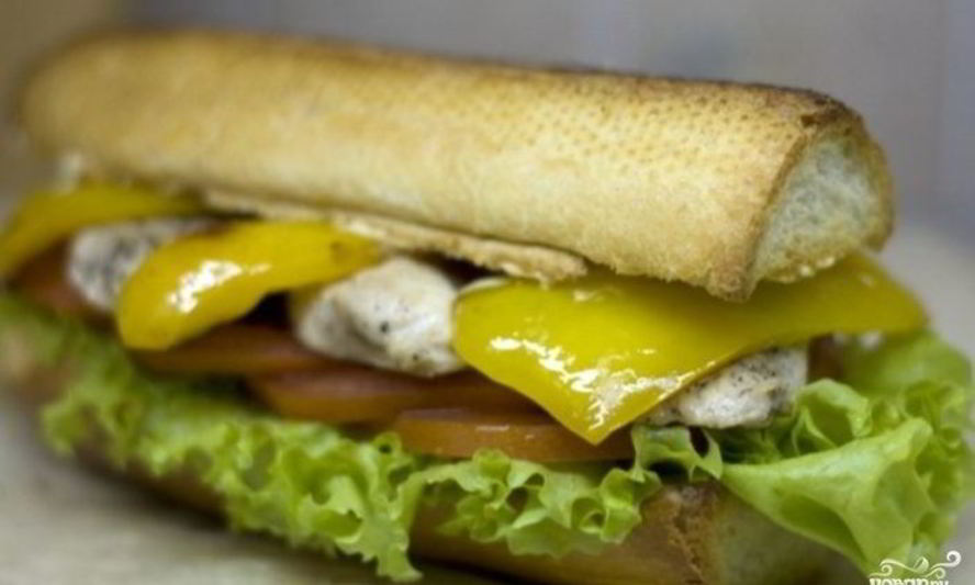 Рецепт сэндвича в багете