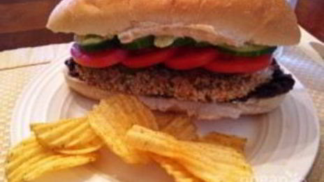 сэндвичи с фасолевым пюре и куриным мясом