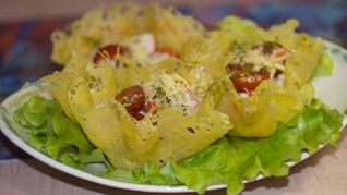 Сырные корзинки для салата