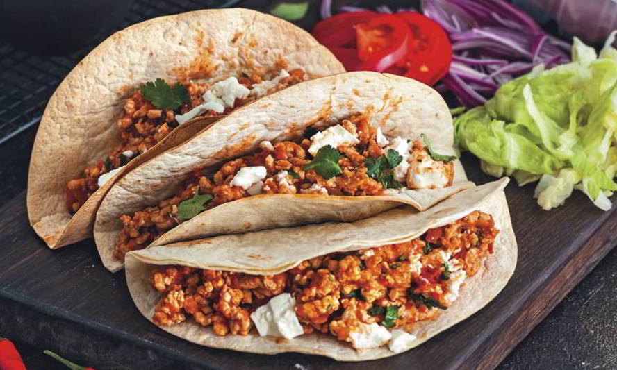 Рецепт такоса на углях с индейкой