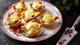 Горячие тарталетки с начинкой