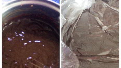 миндальные тарталетки с шоколадной начинкой