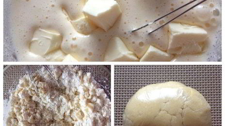 миндальные тарталетки с шоколадной начинкой