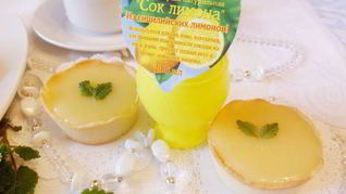 Песочные тарталетки с лимонным кремом