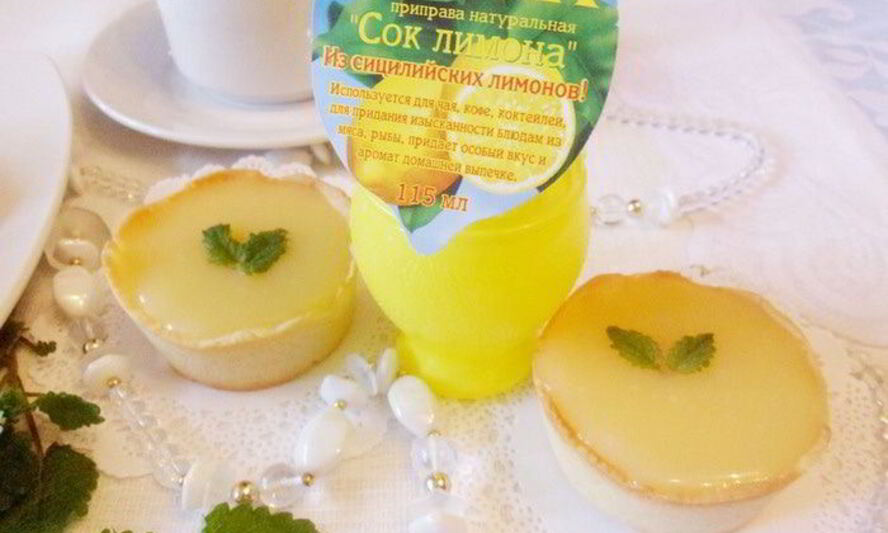 Рецепт песочных тарталеток с лимонным кремом