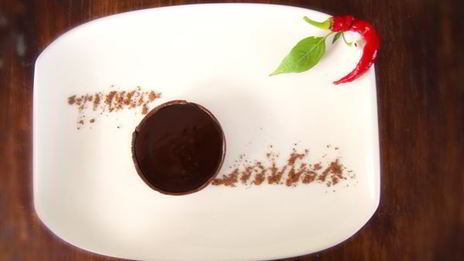 шоколадные тарталетки с шоколадно-кофейным кремом