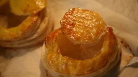 слоеные тарталетки с курицей