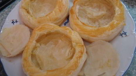 слоеные тарталетки с начинкой