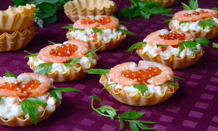 Рецепт тарталеток морская радость