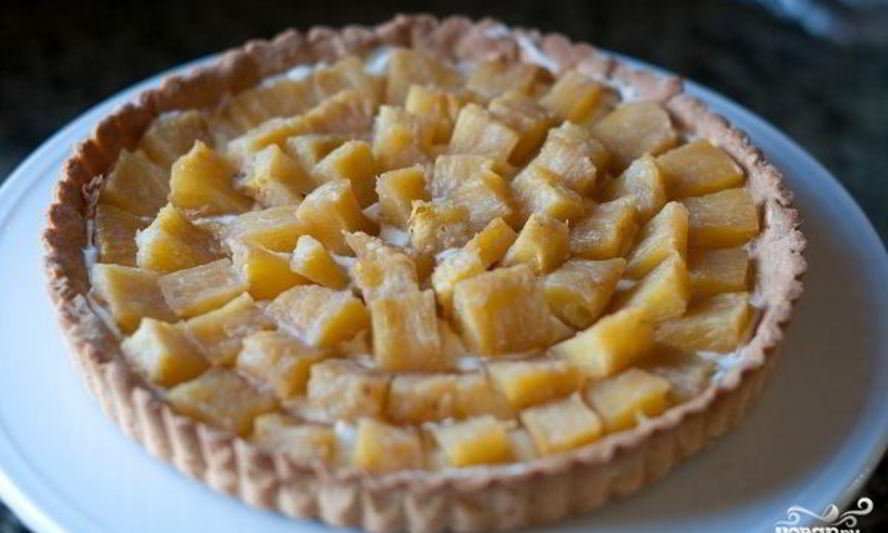 Рецепт тарталеток с ананасом и сыром