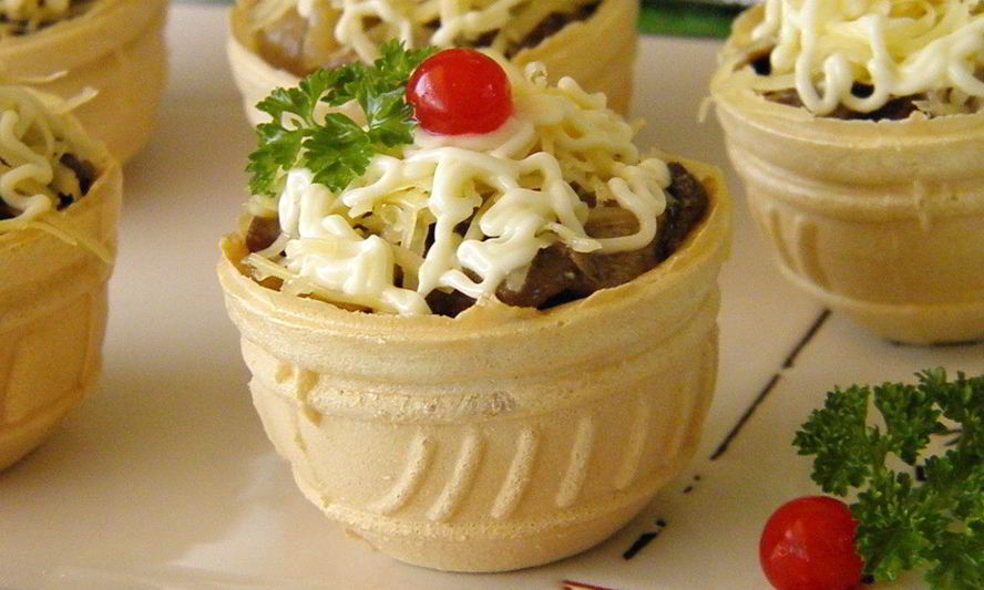 Рецепт тарталеток с грибами