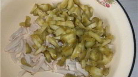 тарталетки с кальмарами