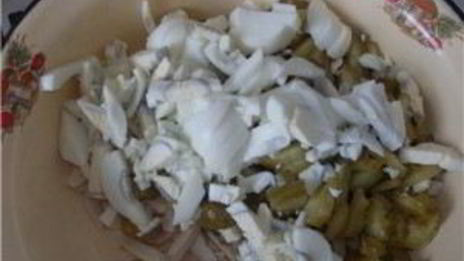 тарталетки с кальмарами