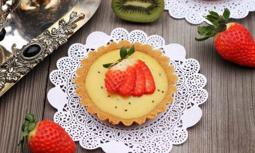 Рецепт тарталеток с киви и клубникой