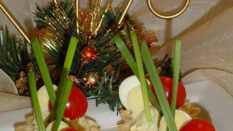 тарталетки с куриным муссом