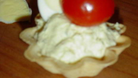 тарталетки с куриным муссом