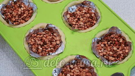 тарталетки с курицей и апельсином