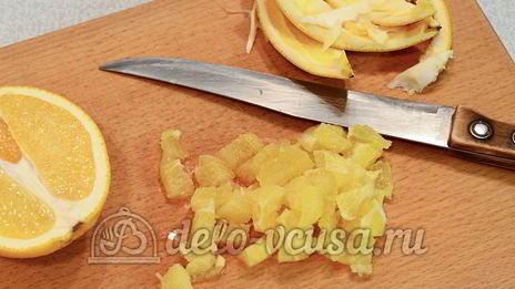 тарталетки с курицей и апельсином