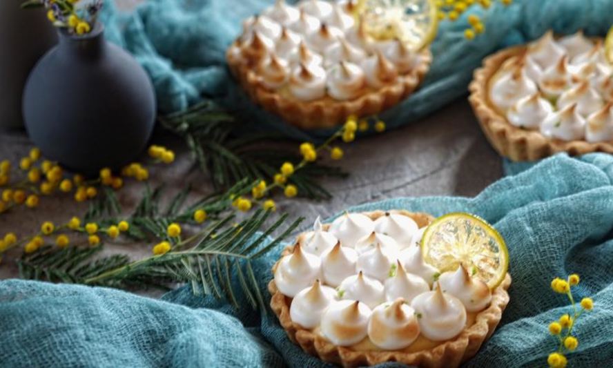 Рецепт тарталеток с лимонно-лаймовым кремом и меренгой