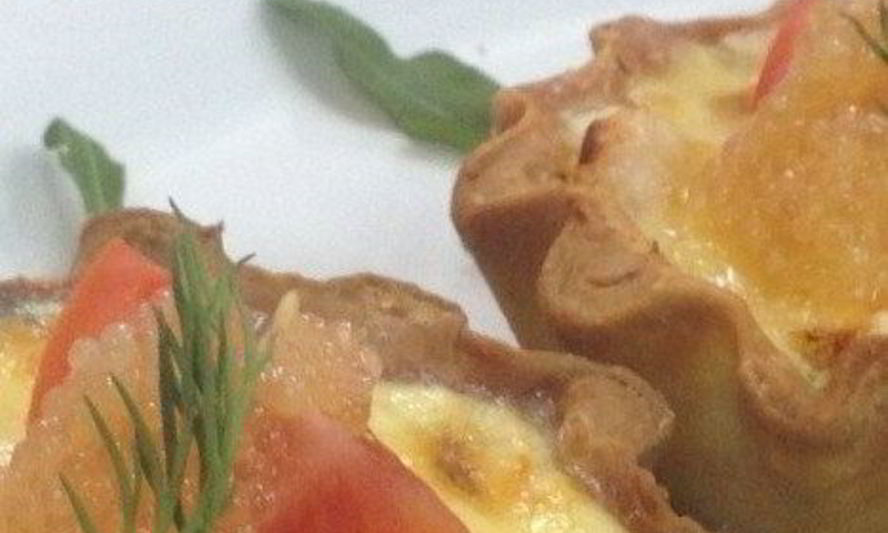 Рецепт тарталеток с морепродуктами и щучьей икрой