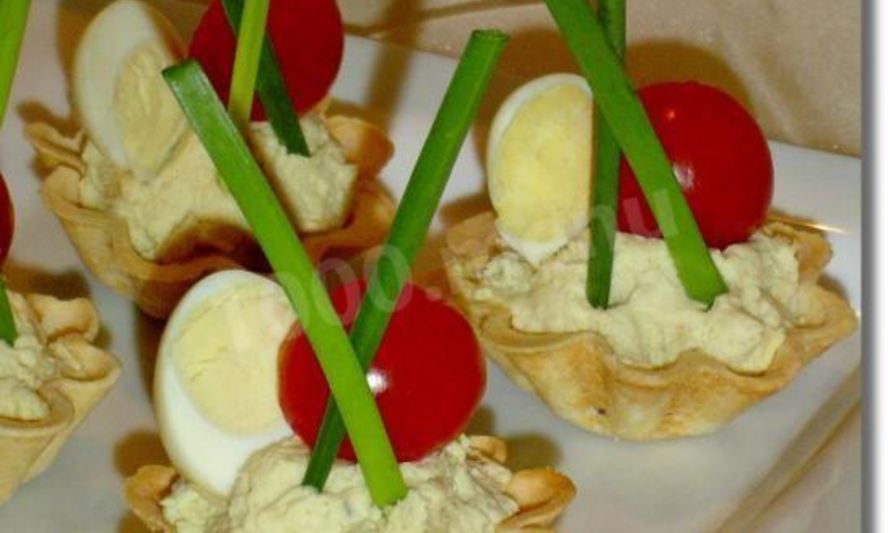 Рецепт тарталеток с начинкой