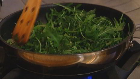 тарталетки с рикоттой и руколой