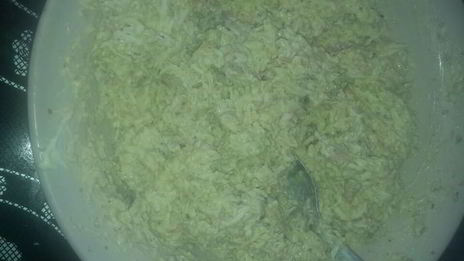 тарталетки с рыбным салатом