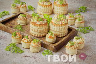 Тарталетки с рыбой