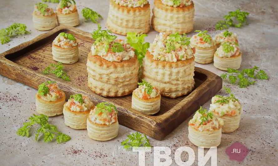 Рецепт тарталеток с рыбой