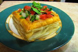 Тарталетки с семгой и форелью