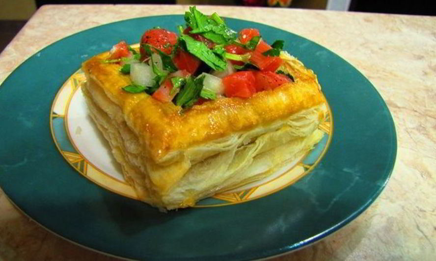 Рецепт тарталеток с семгой и форелью