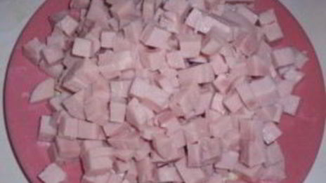 тарталетки с ветчиной