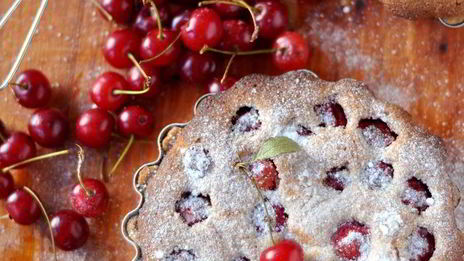 тарталетки с вишней