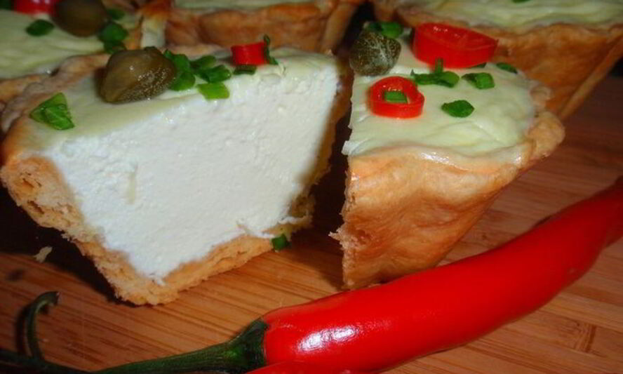 Рецепт творожных тарталеток с огоньком