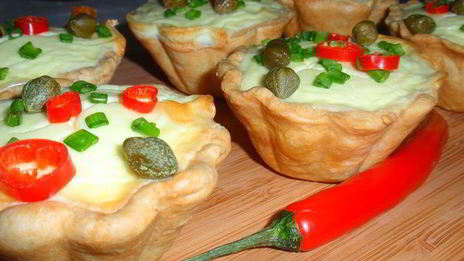 творожные тарталетки с огоньком