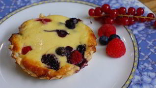 Ягодные тарталетки с рикоттой