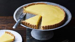 Французский лимонный заварной тарт