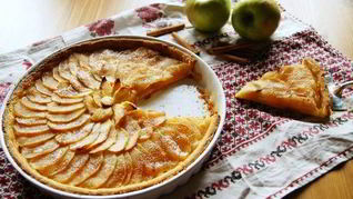 Французский яблочный тарт