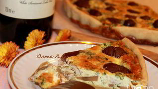 Грибной тарт