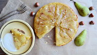 Грушевый тарт с корицей