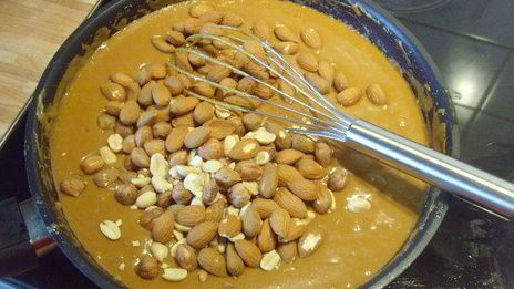 карамельно-шоколадный тарт