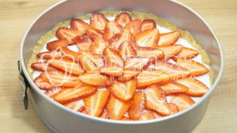 клубничный тарт без выпечки