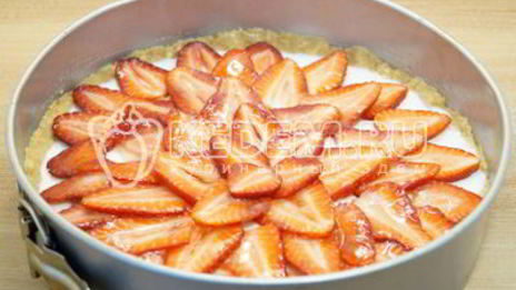 клубничный тарт без выпечки