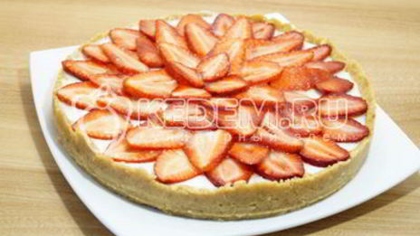 клубничный тарт без выпечки
