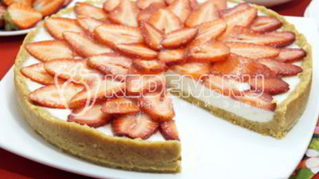 клубничный тарт без выпечки