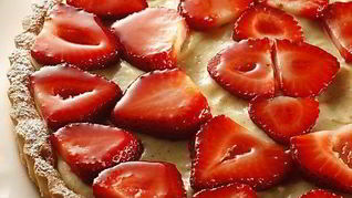 Клубничный тарт с заварным кремом