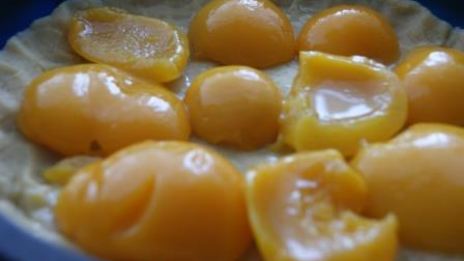 персиковый тарт с франжипаном