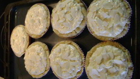 рисовые тартинки с ягодами