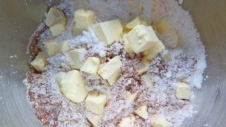 шоколадно-каштановый тарт